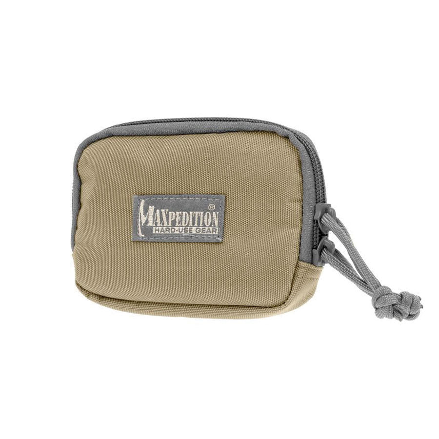 Maxpedition Hook & Loop 3x 5 Inches Zipper Pocket Khaki Foliage-Tactical Gear UK