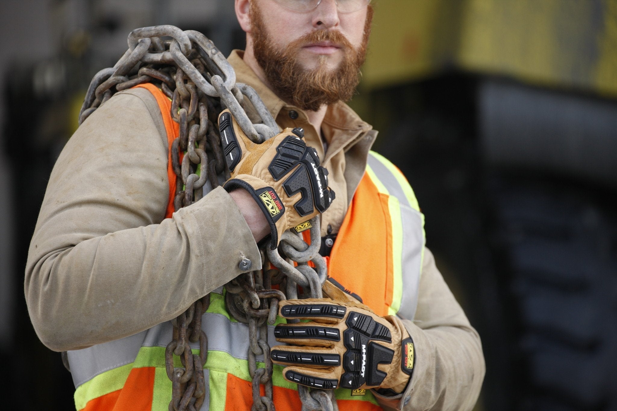 Mechanix Wear Durahide Cut Resistant Leather Driver M-Pact Driver F9-360 Glove-Tactical Gear UK