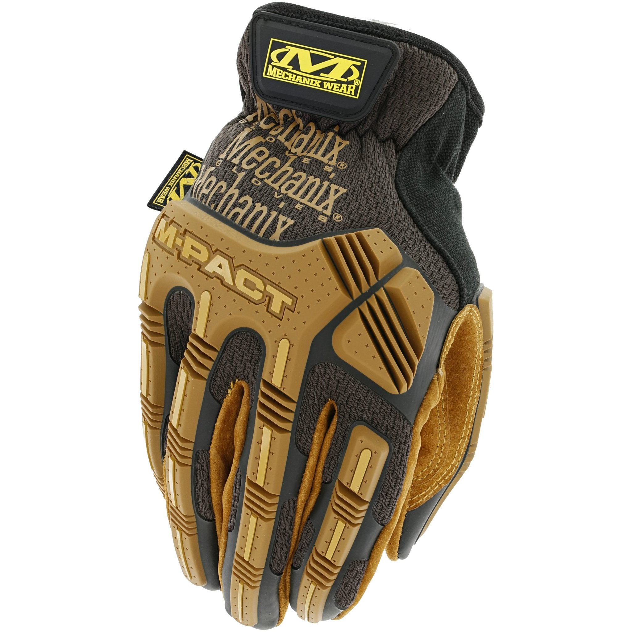 Mechanix Wear Durahide M-Pact Open Cuff Leather Glove-Tactical Gear UK