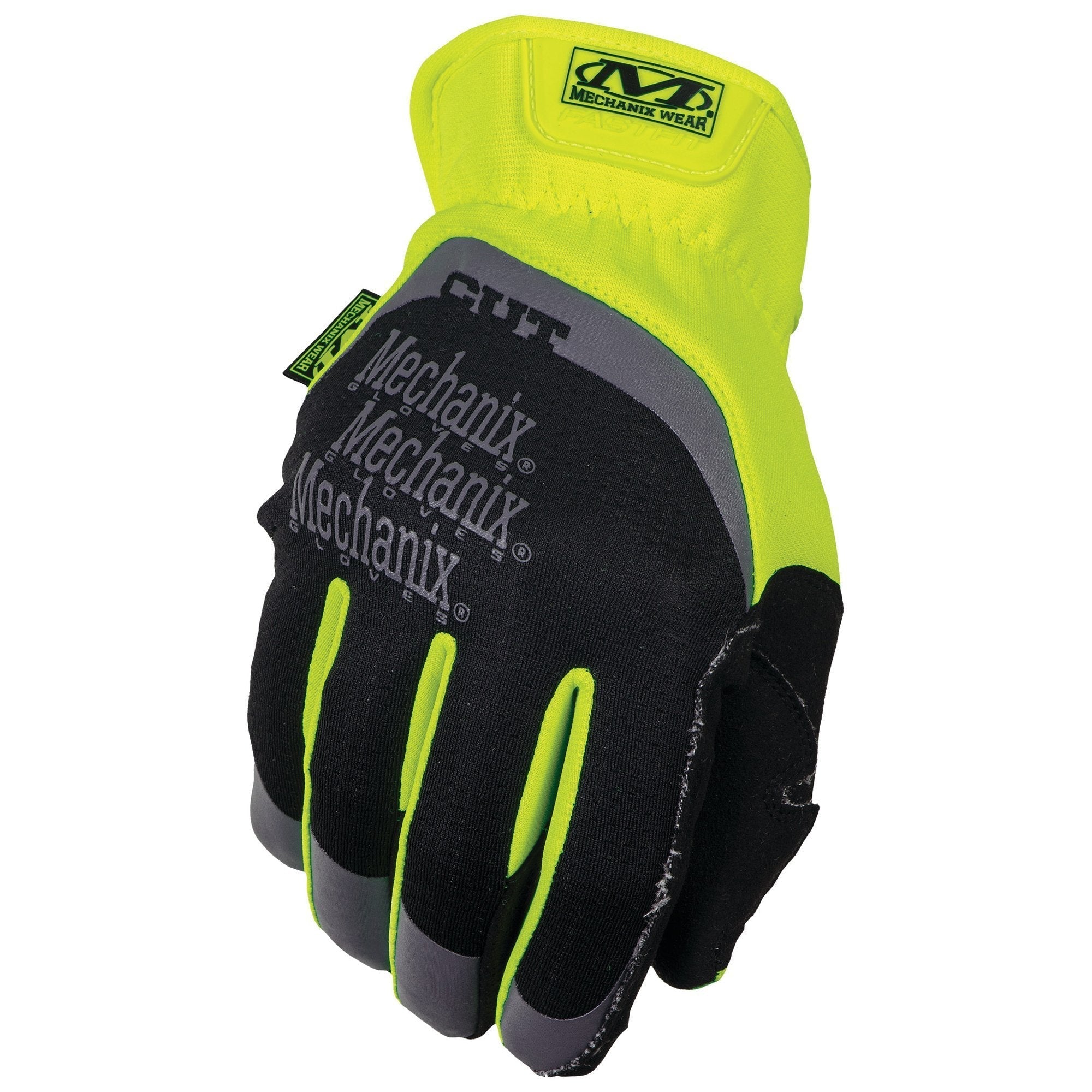 Mechanix Wear FastFit E5 Cut-Resistant Gloves Hi-Viz Yellow-Tactical Gear UK