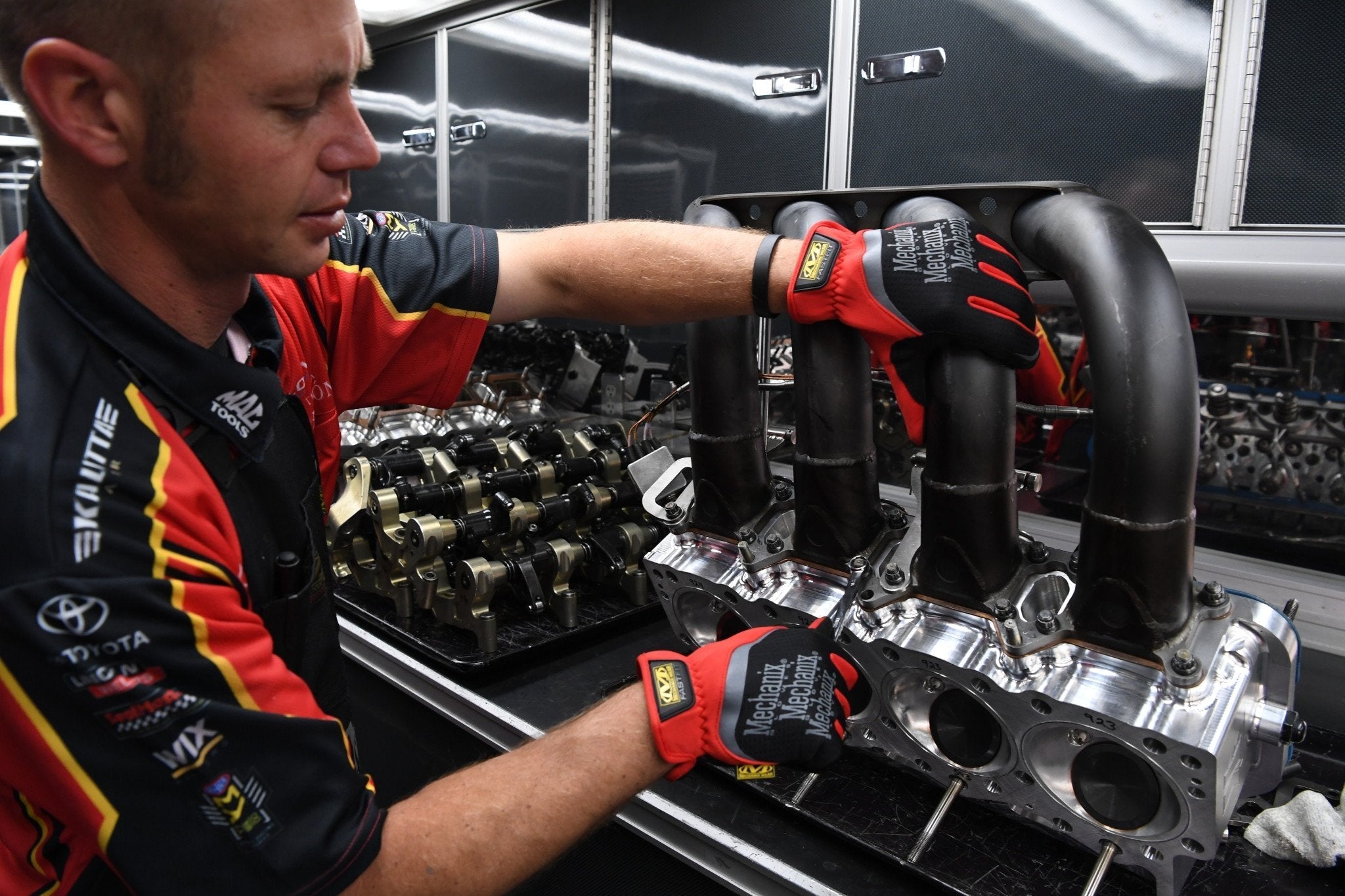 Mechanix Wear FastFit Work Glove Red-Tactical Gear UK