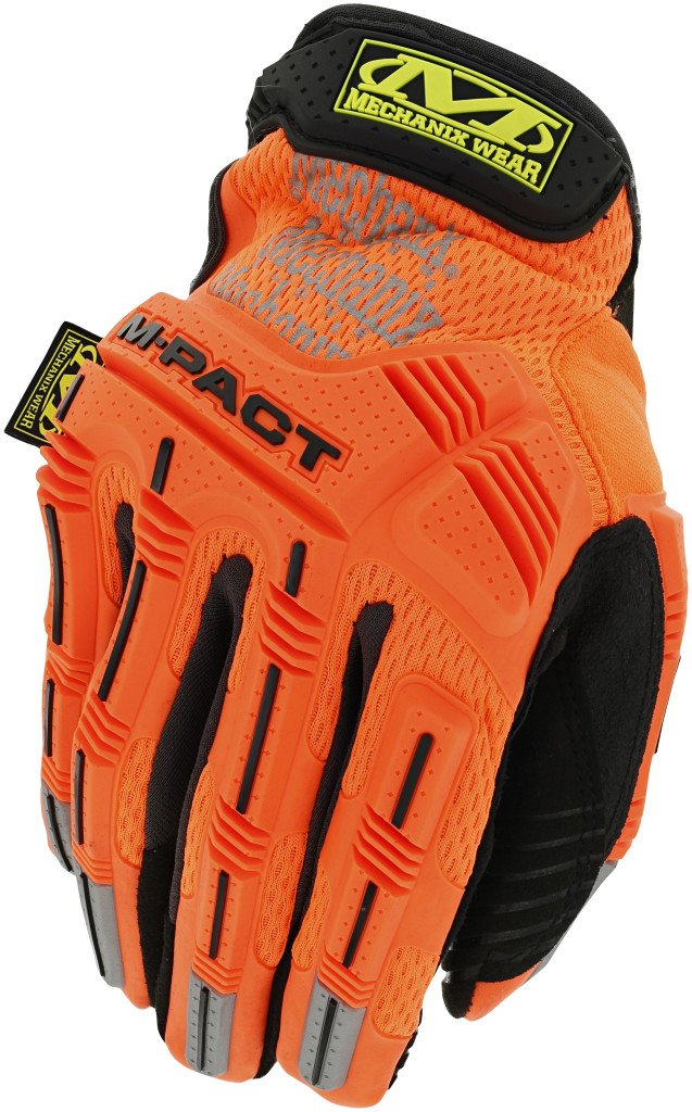 Mechanix Wear M-Pact Hi-Viz Glove Orange-Tactical Gear UK