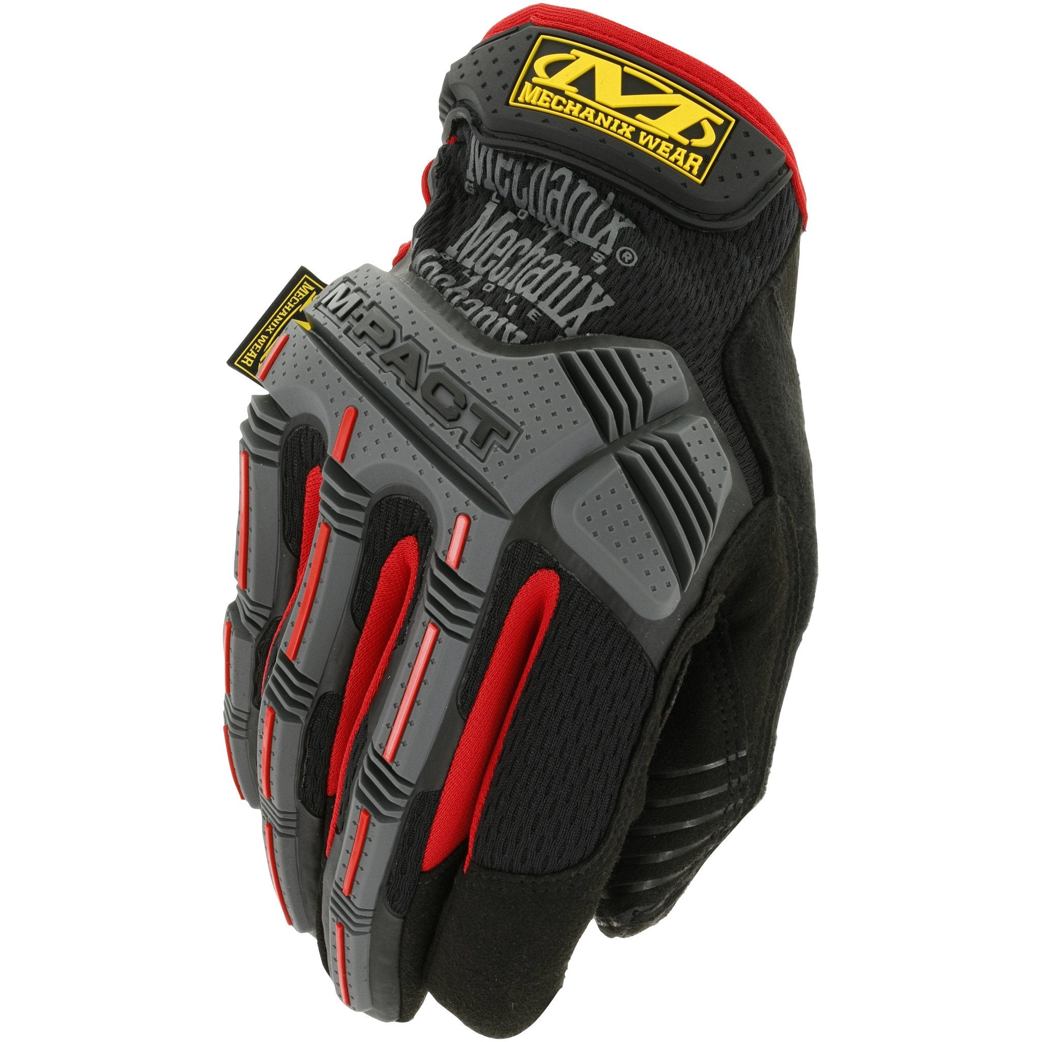 Mechanix Wear M-Pact Impact Resistant Glove Black Red-Tactical Gear UK