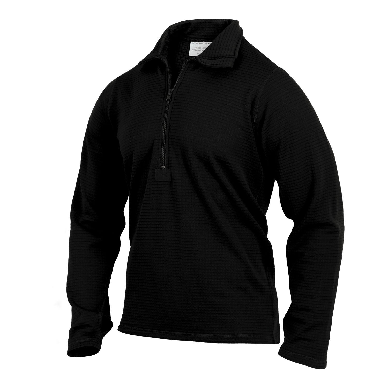 MilSpec ECWCS Gen III Midweight Underwear Top Level II Black-Tactical Gear UK