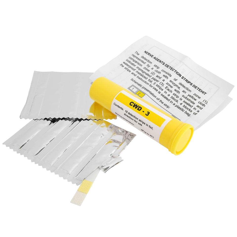 MIRA Safety DETEHIT CWD-3 CBRN Detection Strips-Tactical Gear UK