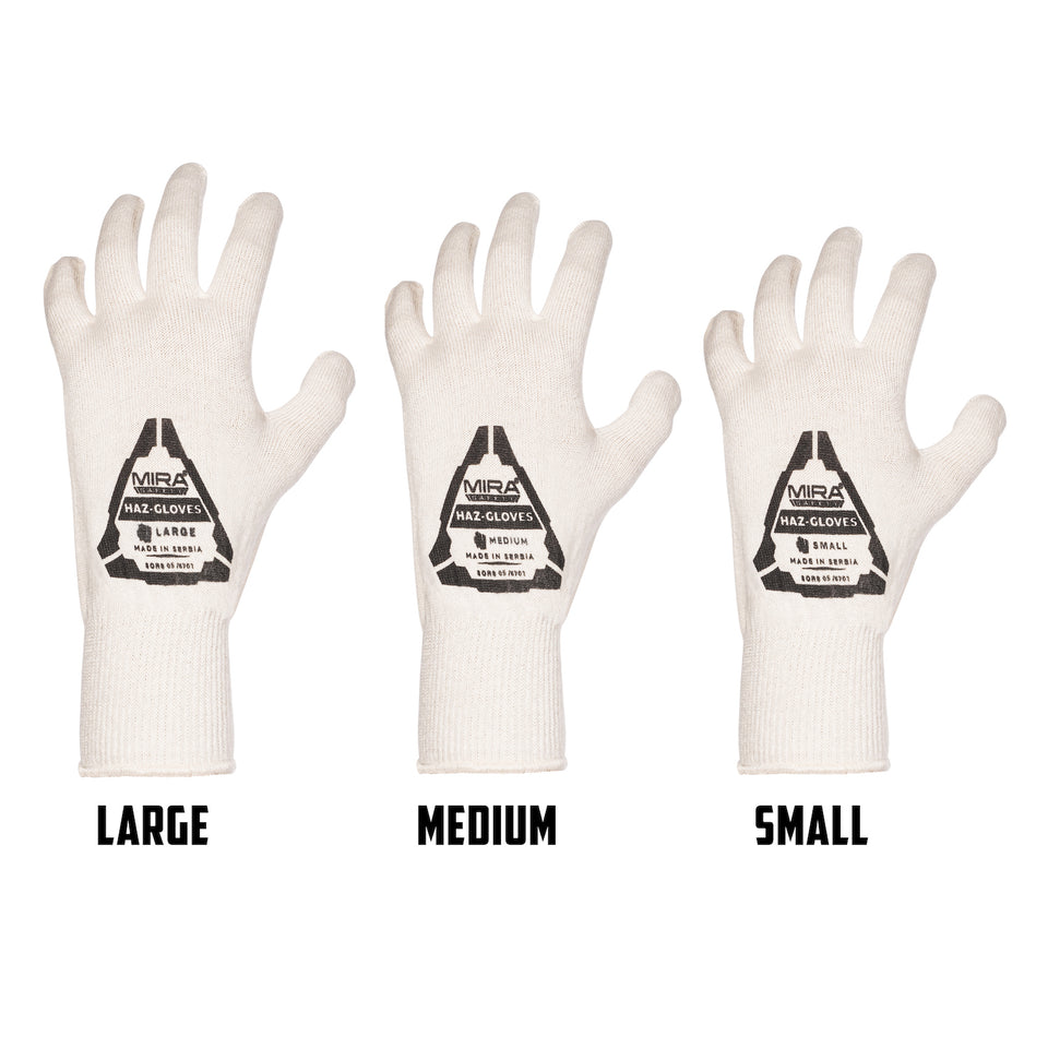 MIRA Safety HAZ-GLOVES Butyl Gloves for CBRN Protection Set of 4-Tactical Gear UK