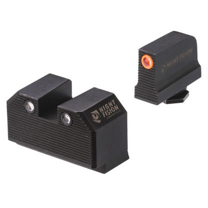 Night Fision Optics Ready Stealth Lower 1/3rd Night Sight Set for Walther PDP/PPQ w/ RMR/507C/508T-Tactical Gear UK