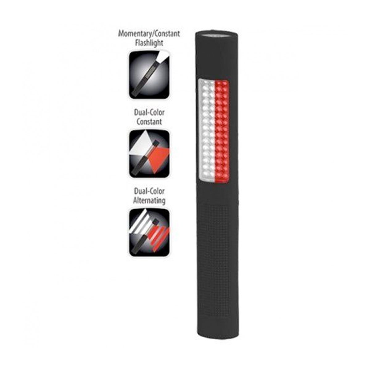 Nightstick 2-in-1 Safety Light / Flashlight White/Red-Tactical Gear UK