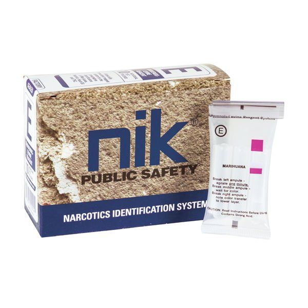 NIK Identidrug Polytesting Desk Chart and Drug Testing Kits-Tactical Gear UK