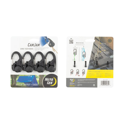 Nite Ize CamJam Cord Tightener 4 Pack-Tactical Gear UK
