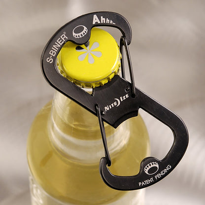 Nite Ize S-Biner Ahhh Stainless Bottle Opener-Tactical Gear UK