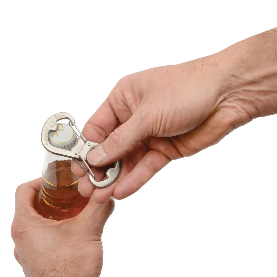 Nite Ize S-Biner Ahhh Stainless Bottle Opener-Tactical Gear UK
