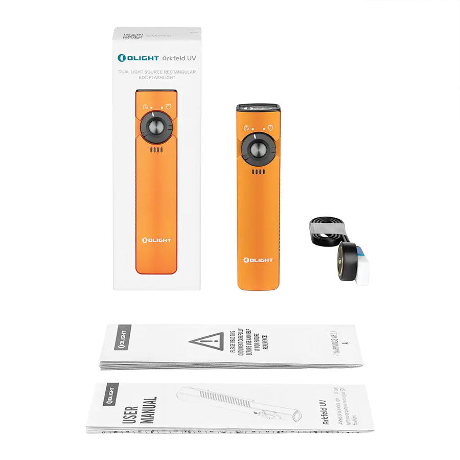 Olight Arkfeld UV 1000 Lumens with Dual Light Source EDC-White Light & UV Light-Tactical Gear UK