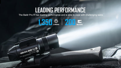 Olight BALDR Pro R Tactical Flashlight Green Laser Combo 1350 Lumen-Tactical Gear UK