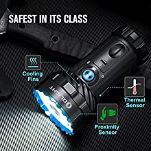 Olight Marauder 2 14,000 Lumens High Intensity LED Large Torch - BLACK-Tactical Gear UK