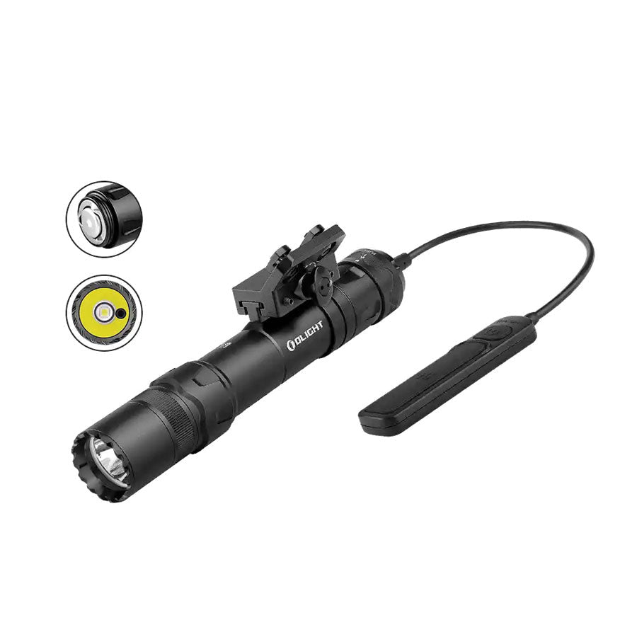 Olight Odin GL M Black 1500 Lumens Green Laser Tactical Rail Light-Tactical Gear UK