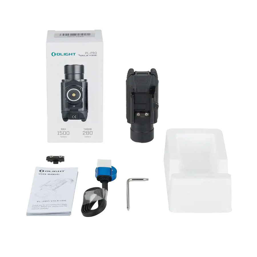 Olight PL-Pro Valkyrie 1500 Lumen Rechargeable Rail Mount Light-Tactical Gear UK