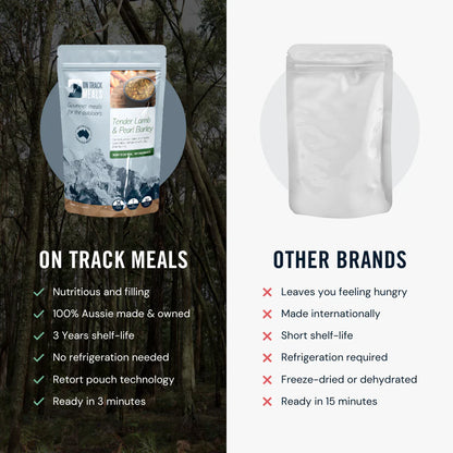 On Track Meals Tender Lamb & Pearl Barley-Tactical Gear UK