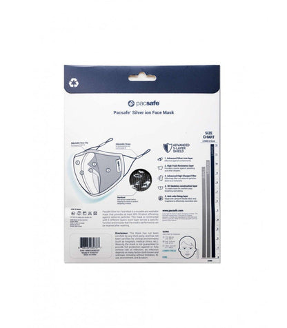 Pacsafe Silver ion Face Mask-Tactical Gear UK