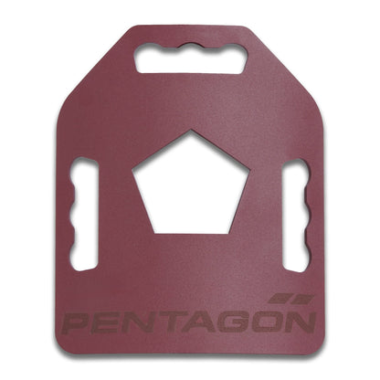 Pentagon Tactical Metallon TAC Fitness Training Plate 2x2.5kg Lava Red-Tactical Gear UK