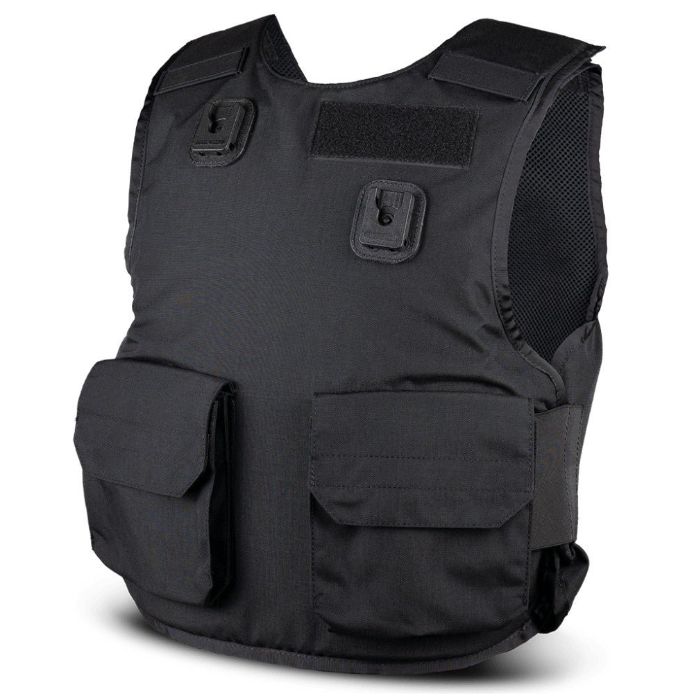 PPSS Overt Stab Resistant Vest (Cover+Panel) Black-Tactical Gear UK