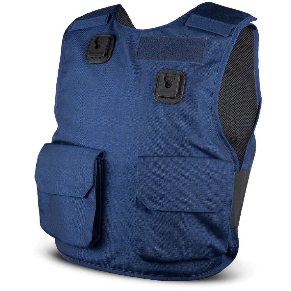 PPSS Overt Stab Resistant Vest (Cover+Panel) Navy Blue-Tactical Gear UK