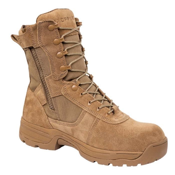 Propper Series 100 8 Inches Side Zip Composite Toe Boot Coyote-Tactical Gear UK