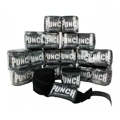 Punch Equipment AAA Bulk Stretch Hand Wraps Pack (10 x 3m pairs)-Tactical Gear UK