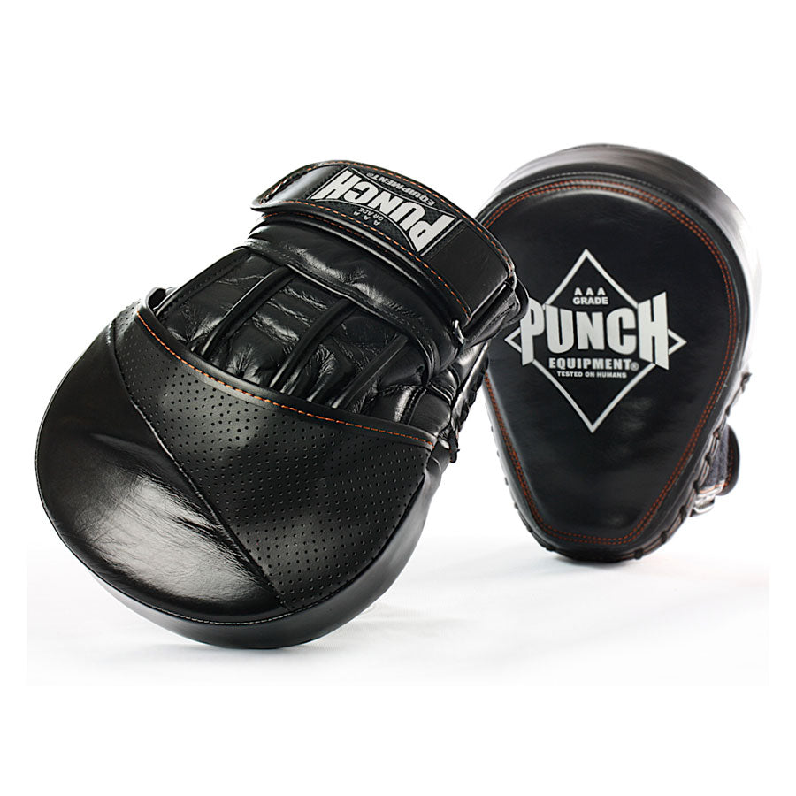 Punch Equipment Black Diamond Classics Muay Thai Boxing Focus Pads Pair-Tactical Gear UK