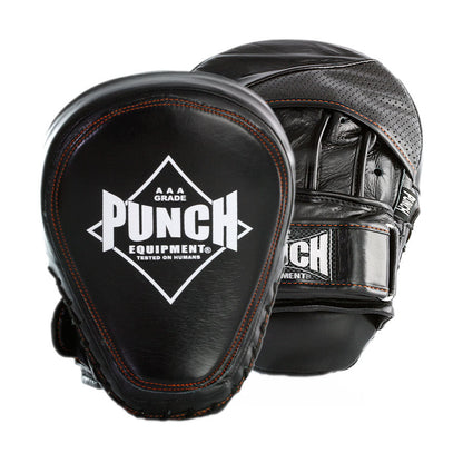 Punch Equipment Black Diamond Classics Muay Thai Boxing Focus Pads Pair-Tactical Gear UK
