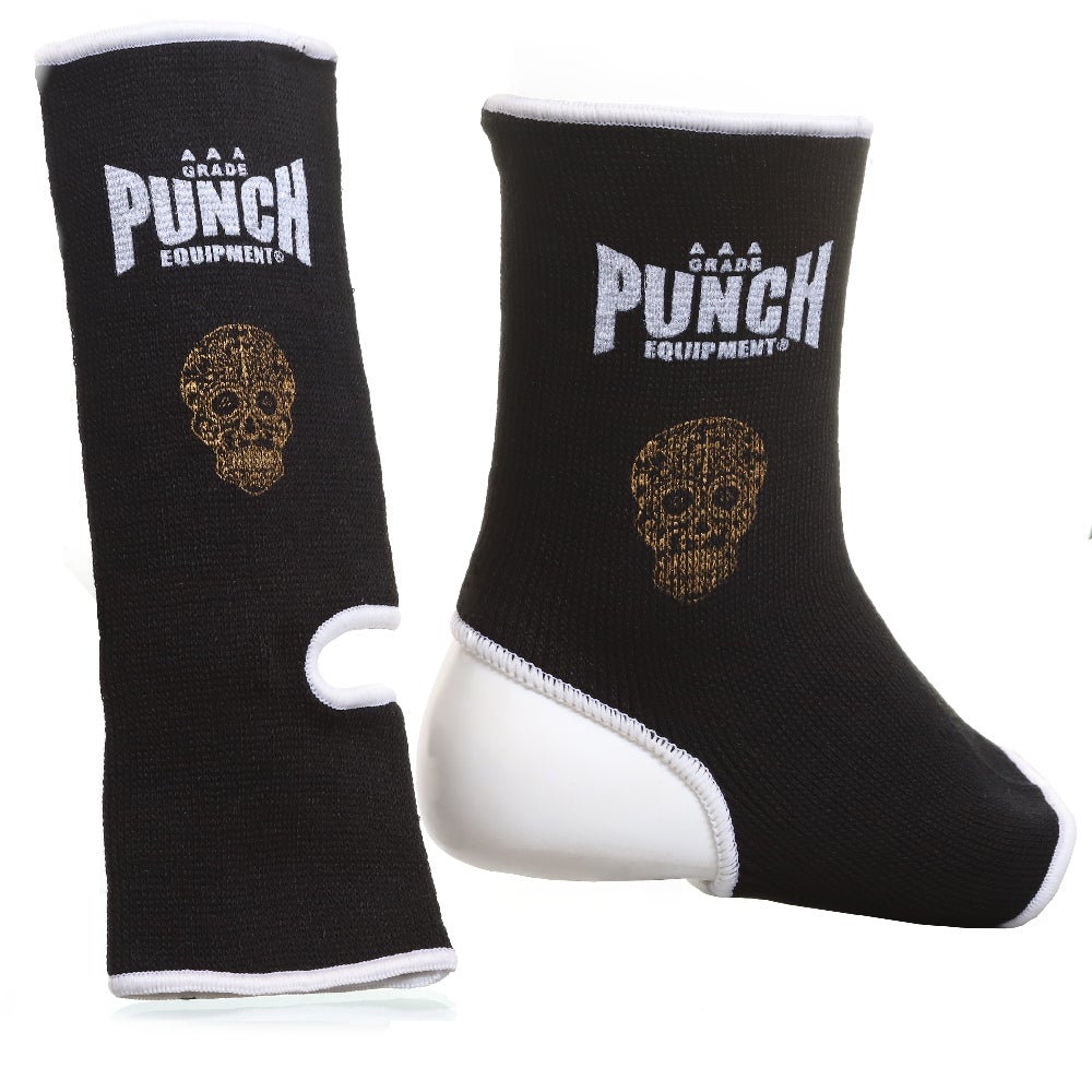 Punch Equipment COLLECTORS ITEM Gold Skull Punch Muay Thai Tattoo Anklets-Tactical Gear UK