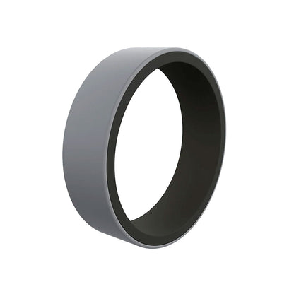 QALO Men's Switch Reversible Silicone Ring Grey/Black-Tactical Gear UK