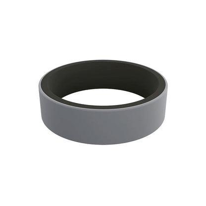 QALO Men's Switch Reversible Silicone Ring Grey/Black-Tactical Gear UK