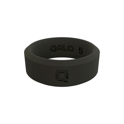 QALO Womens Modern Black Q2X Silicone Ring-Tactical Gear UK
