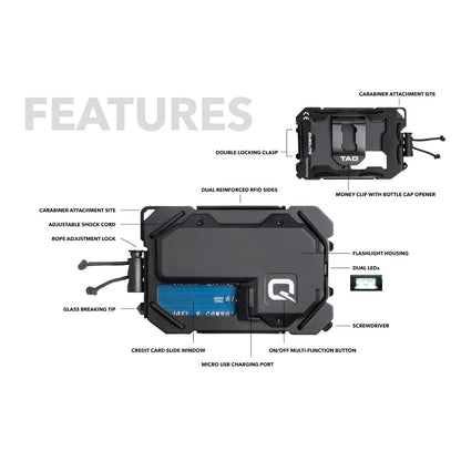 Quiqlite TAQ Wallet OD Green-Tactical Gear UK