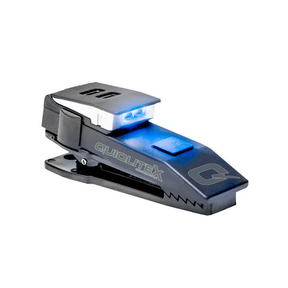 QuiqLite X USB Rechargeable Handsfree Dual LED Lighting - Blue/White-Tactical Gear UK