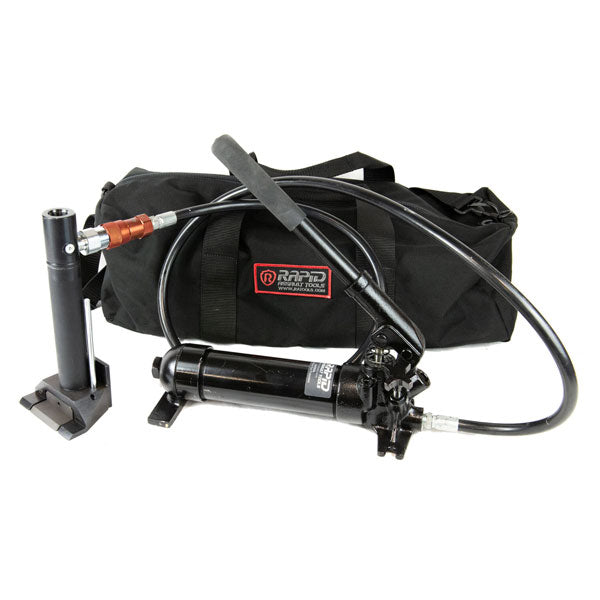 Rapid Assault Tools Hydraulic Door Pusher with Dual Stage Pump and Hose-Tactical Gear UK