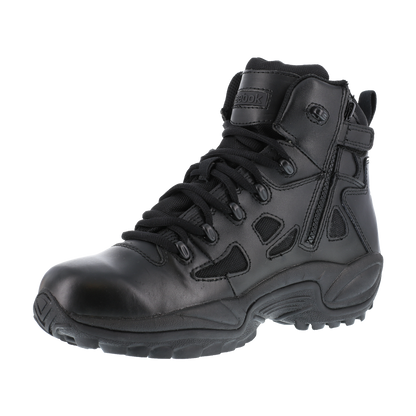 Reebok Tactical Men's 6 Inch Rapid Response RB Side Zip Boots Black RB8678-Tactical Gear UK