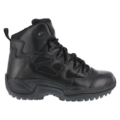 Reebok Tactical Men's 6 Inch Rapid Response RB Side Zip Boots Black RB8678-Tactical Gear UK