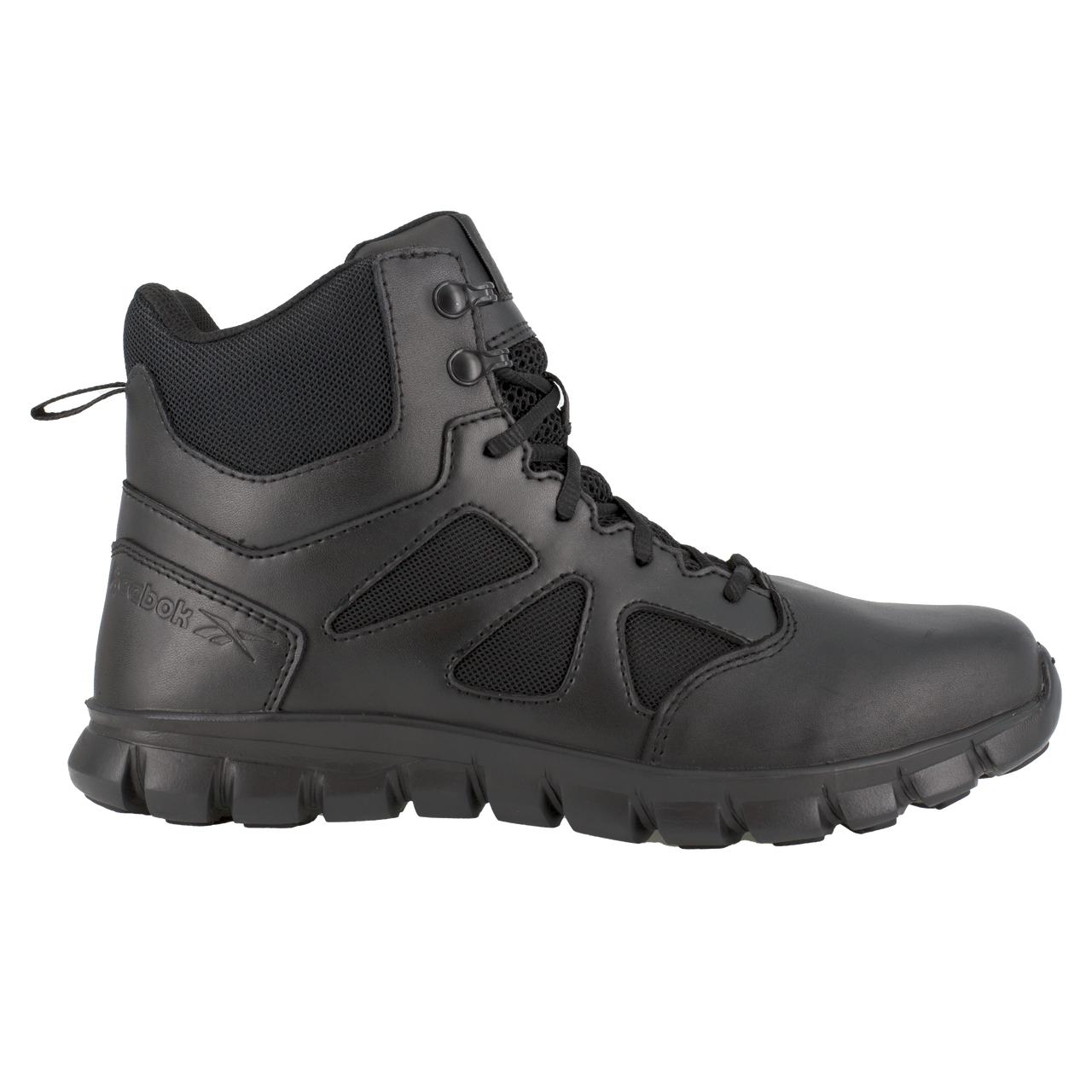 Reebok Tactical Mens 6 Inch Sublite Cushion Tactical Boots Black RB8605-Tactical Gear UK
