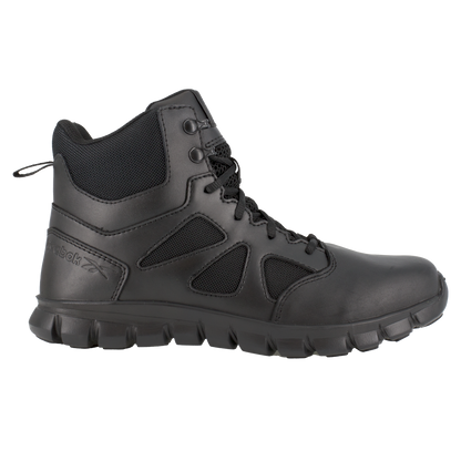 Reebok Tactical Mens 6 Inch Sublite Cushion Tactical Boots Black RB8605-Tactical Gear UK