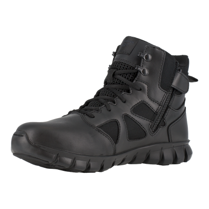Reebok Tactical Mens 6 Inch Sublite Cushion Tactical Boots Black RB8605-Tactical Gear UK