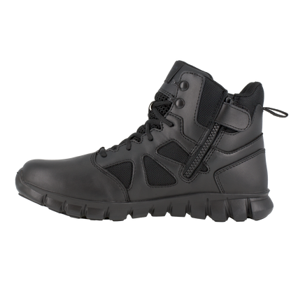 Reebok Tactical Mens 6 Inch Sublite Cushion Tactical Boots Black RB8605-Tactical Gear UK