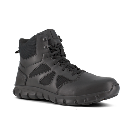 Reebok Tactical Mens 6 Inch Sublite Cushion Tactical Boots Black RB8605-Tactical Gear UK