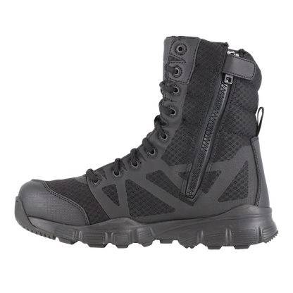 Reebok Tactical Men's 8 Inch Dauntless Ultra Light Size Zip Boot Black RB8720-Tactical Gear UK