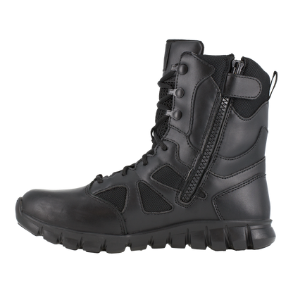 Reebok Tactical Men's 8 Inch Sublite Cushion Tactical Boots with Side Zipper Black RB8805-Tactical Gear UK