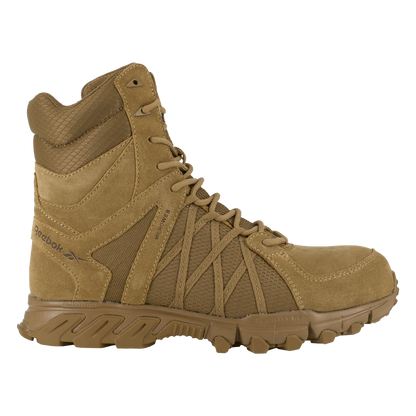 Reebok Tactical Men's 8 Inch Trailgrip Tactical Boot with Side Zip Coyote RB3460-Tactical Gear UK
