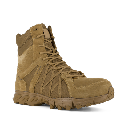 Reebok Tactical Men's 8 Inch Trailgrip Tactical Boot with Side Zip Coyote RB3460-Tactical Gear UK