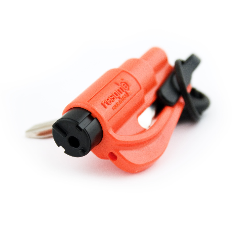 ResQme Rescue and Escape Tool with Glass Breaker and Seat Belt Cutter-Tactical Gear UK