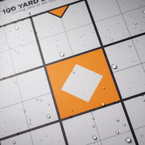 Rite in the Rain All-Weather 8.5 X 11 Close Range Target 25 Sheet White / Orange-Tactical Gear UK
